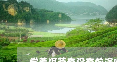 学普洱茶有没有前途啊/2023112716258