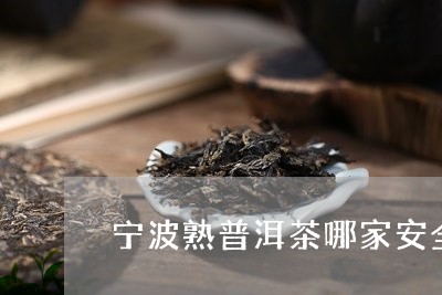 宁波熟普洱茶哪家安全/2023062843937