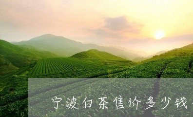 宁波白茶售价多少钱一斤/2023102482596