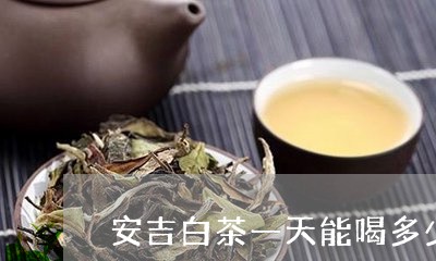 安吉白茶一天能喝多少量/2023102471814