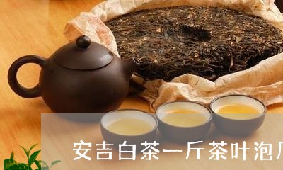 安吉白茶一斤茶叶泡几斤/2023101748382