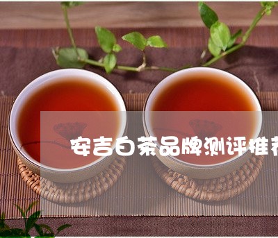 安吉白茶品牌测评推荐图/2023101729479