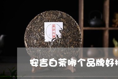 安吉白茶哪个品牌好排名/2023101749571