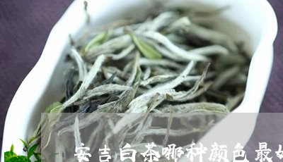 安吉白茶哪种颜色最好/2023093042615