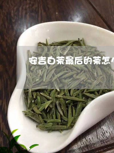 安吉白茶最后的茶怎么样/2023101637483