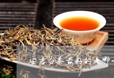 安吉白茶最好的是哪一种/2023101631584