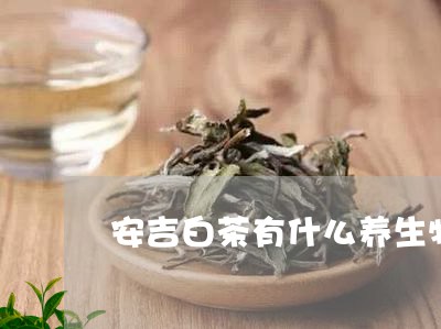 安吉白茶有什么养生特点/2023101649694