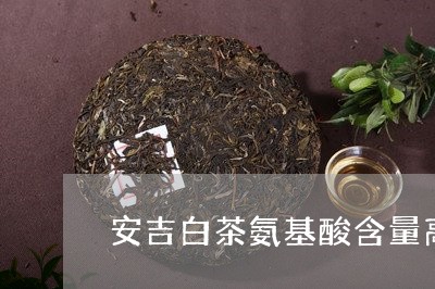 安吉白茶氨基酸含量高吗/2023101705938