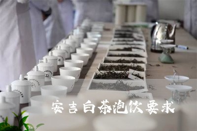 安吉白茶泡饮要求/2023061825270