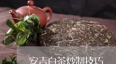 安吉白茶炒制技巧/2023061815070