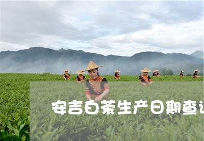 安吉白茶生产日期查询/2023092959482