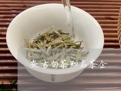 安吉白茶知名茶企/2023061879160