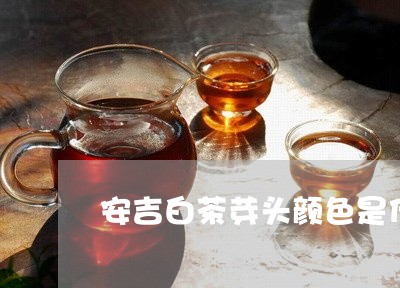 安吉白茶芽头颜色是什么/2023101770405