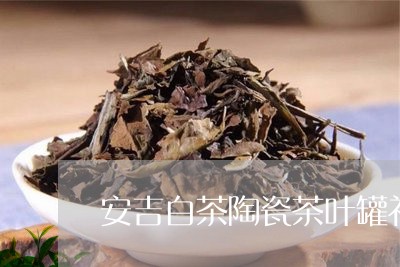 安吉白茶陶瓷茶叶罐礼盒/2023102491505