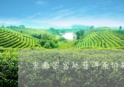 宋徽宗宫廷普洱茶价格/2023062865815