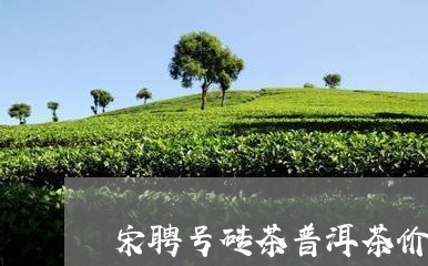 宋聘号砖茶普洱茶价格/2023062369504