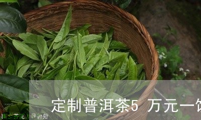 定制普洱茶5万元一饼/2023061516179