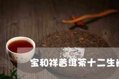 宝和祥普洱茶十二生肖/2023061883938