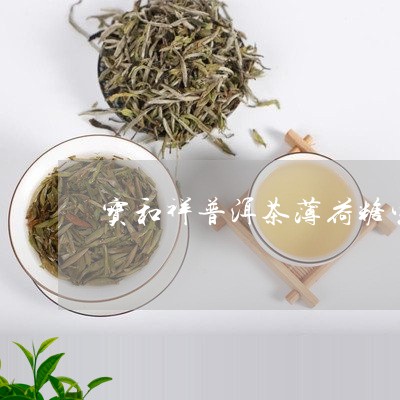 宝和祥普洱茶薄荷糖生茶价格/2023110294726