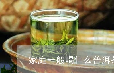 家庭一般喝什么普洱茶/2023072463705