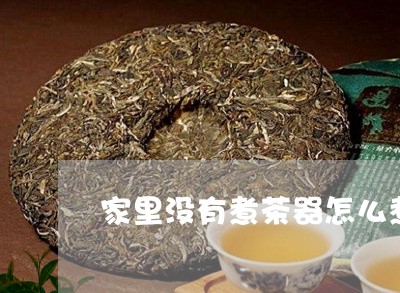 家里没有煮茶器怎么煮白茶/2023073139389