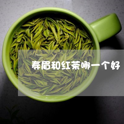 寿眉和红茶哪一个好/2023120418405