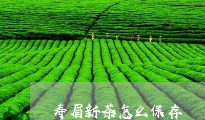 寿眉新茶怎么保存/2023090835826