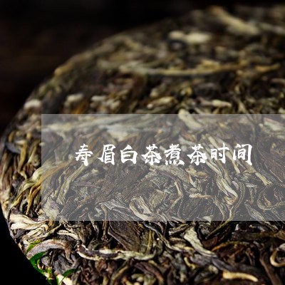 寿眉白茶煮茶时间/2023090866171