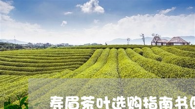 寿眉茶叶选购指南书图片/2023102583937