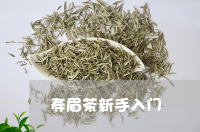 寿眉茶新手入门/2023112416957