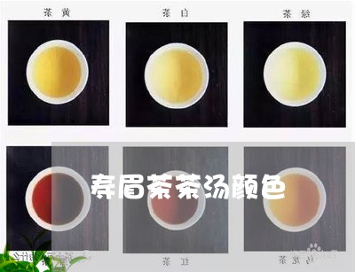 寿眉茶茶汤颜色/2023112449693