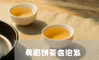 寿眉饼茶会泡发/2023112463826