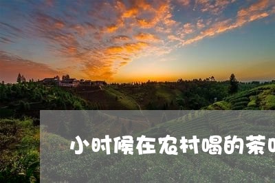 小时候在农村喝的茶叶/2023092375949