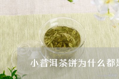 小普洱茶饼为什么都是碎末茶/2023052975059