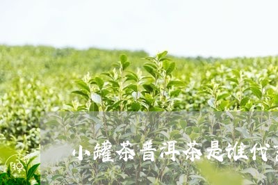 小罐茶普洱茶是谁代言/2023062410281