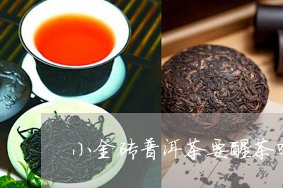 小金砖普洱茶要醒茶吗/2023062361604