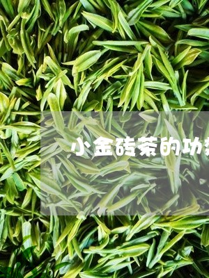 小金砖茶的功效与作用/2023071548278