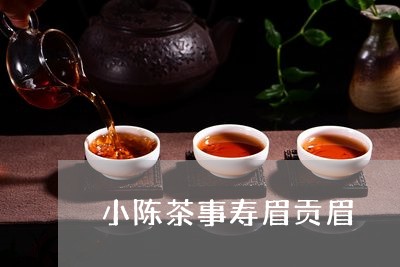 小陈茶事寿眉贡眉/2023062058493