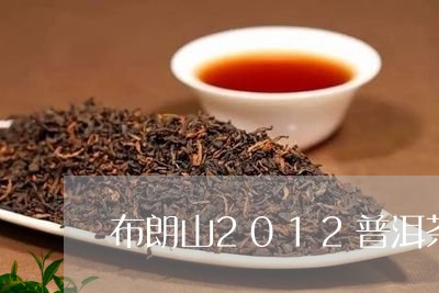 布朗山2012普洱茶/2023062800494