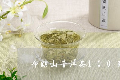 布朗山普洱茶100克沱茶/2023112807480