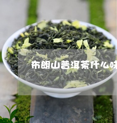 布朗山普洱茶什么味道/2023080145251