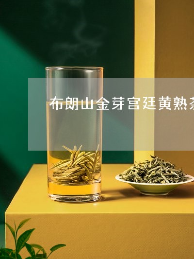 布朗山金芽宫廷黄熟茶/2023092225047