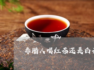 希腊人喝红茶还是白茶多/2023102525040