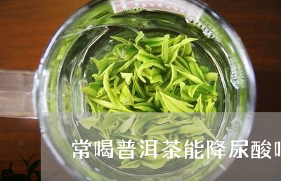 常喝普洱茶能降尿酸吗/2023100669362