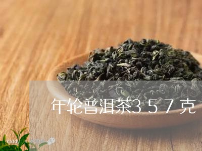 年轮普洱茶357克/2023101694159