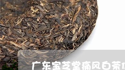 广东宝芝堂痛风白茶价格/2023102563618