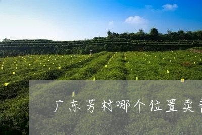 广东芳村哪个位置卖普洱茶最多/2023102540602