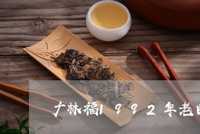 广林福1992年老白茶/2023111778293