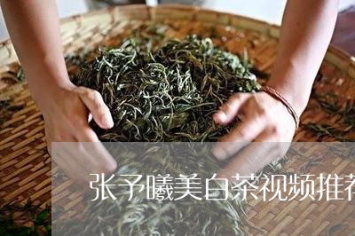 张予曦美白茶视频推荐/2023093019404