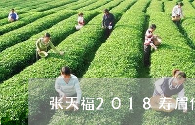 张天福2018寿眉价格/2023092484727